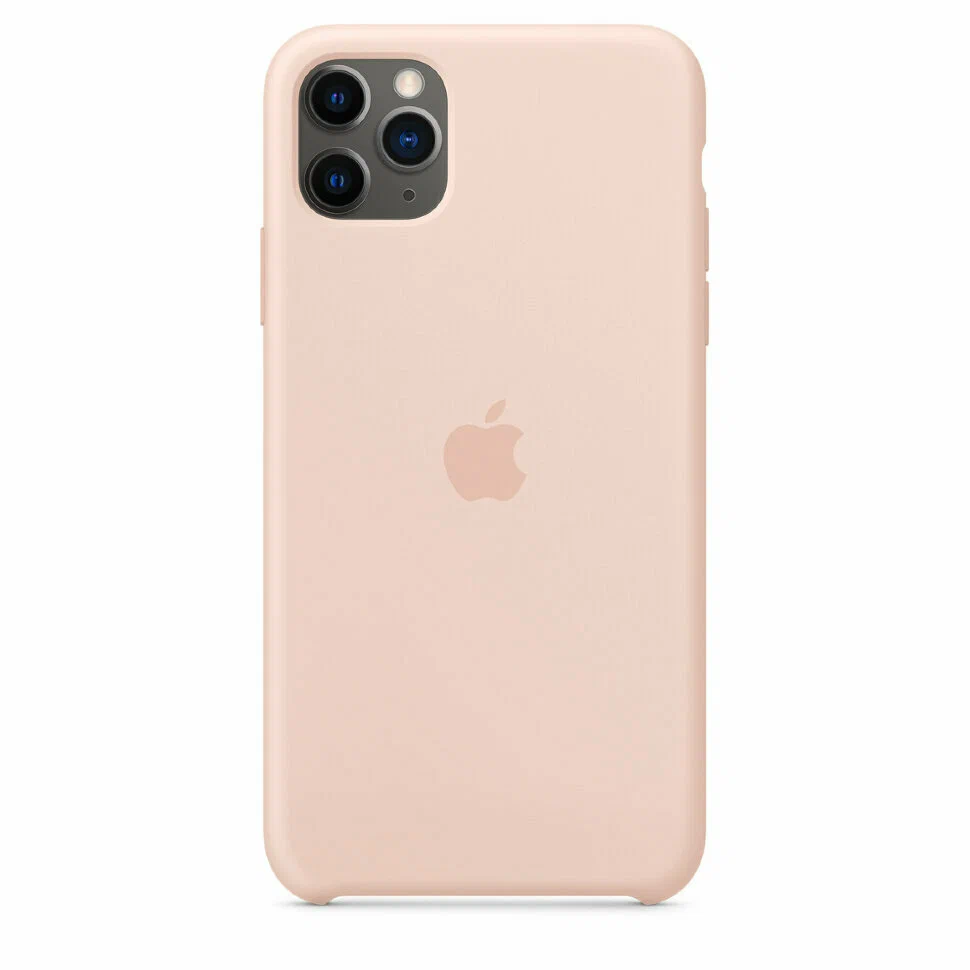 Чехол Apple силиконовый для iPhone 11 Pro Max, розовый песок