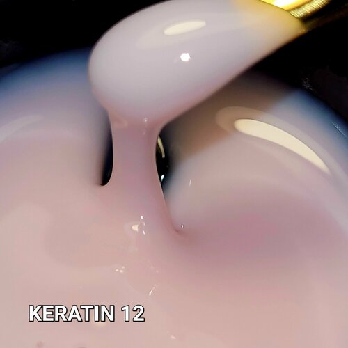 Моделирующий гель Кератин #12, жидкая консистенция, 30 гр.