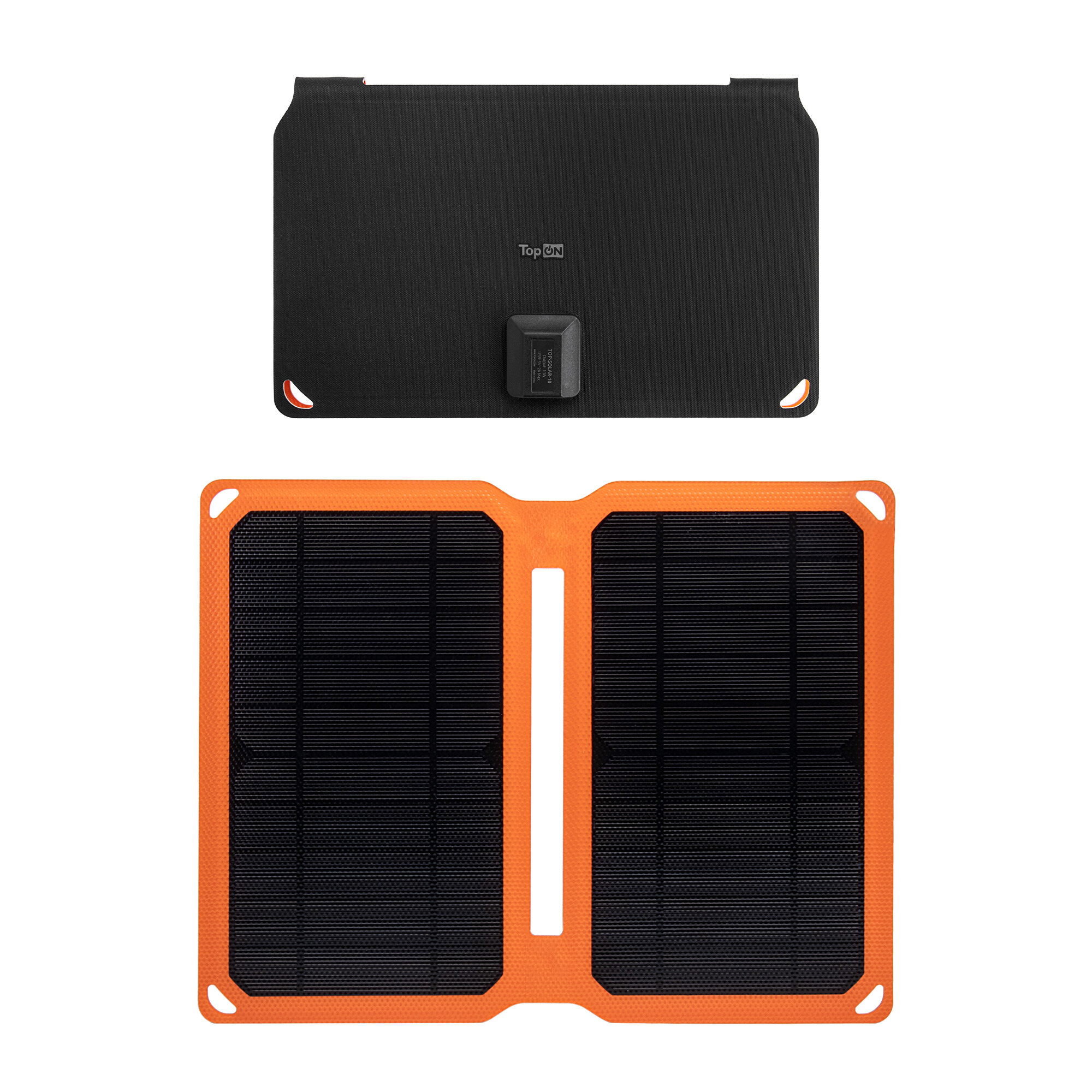 Солнечная батарея TOP-SOLAR-10 10W USB 5V 2A, влагозащищенная IP67, складная на 2 секции