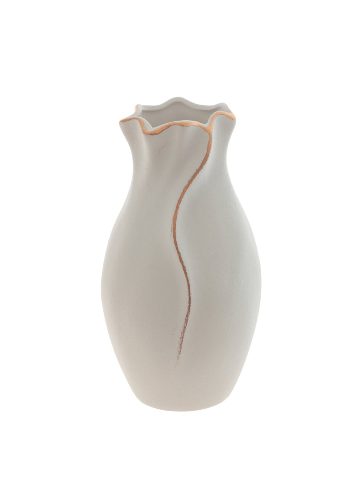 фото Ваза для цветов Remecoclub, фарфоровая, 19,5 см