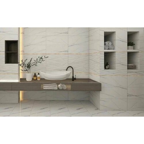 Керамическая плитка настенная Тянь-Шань Махаон под мрамор глянцевая TP3604A, 60 х 30 см, 1,8 м2