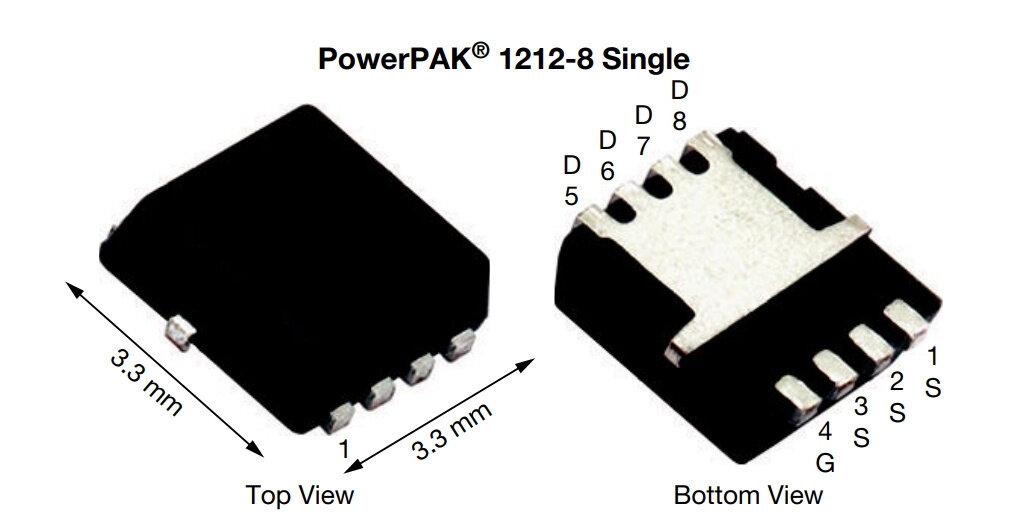 Микросхема SiSA12ADN N-Channel MOSFET 30V 25A 1212-8