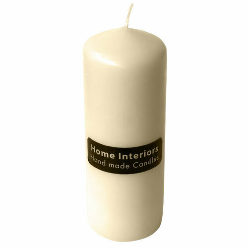 Свеча-столбик home interiors 7х21см 75чг сл кость без аромата 1405₽