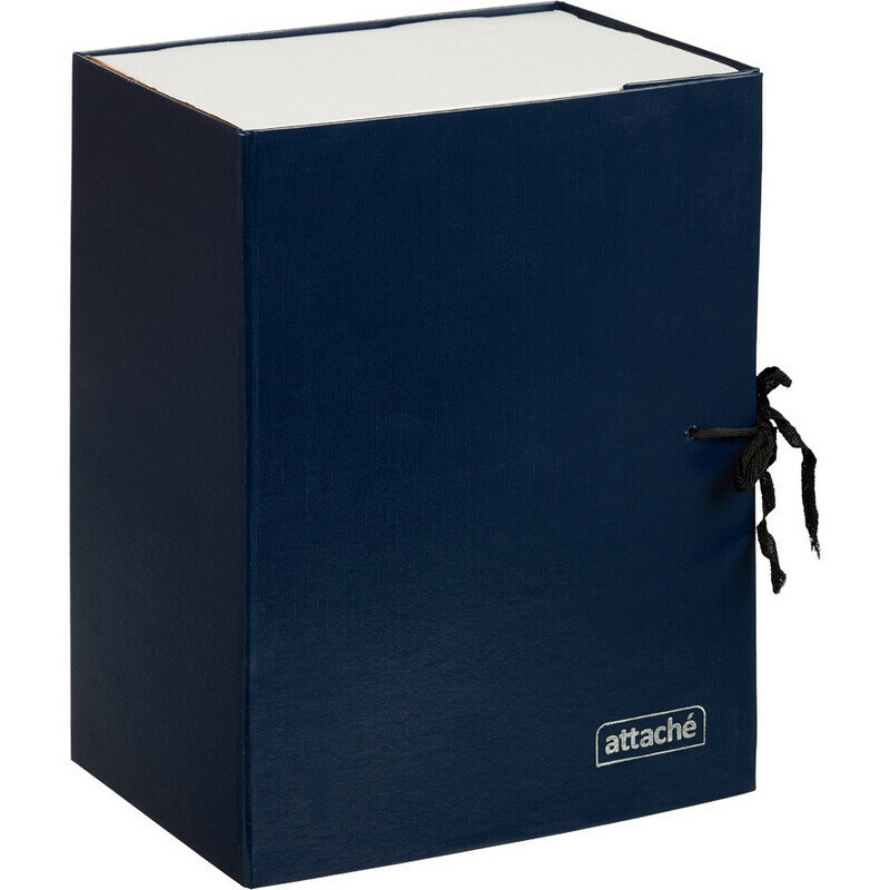 фото Папка архивная складная ATTACHE,150 мм, синий