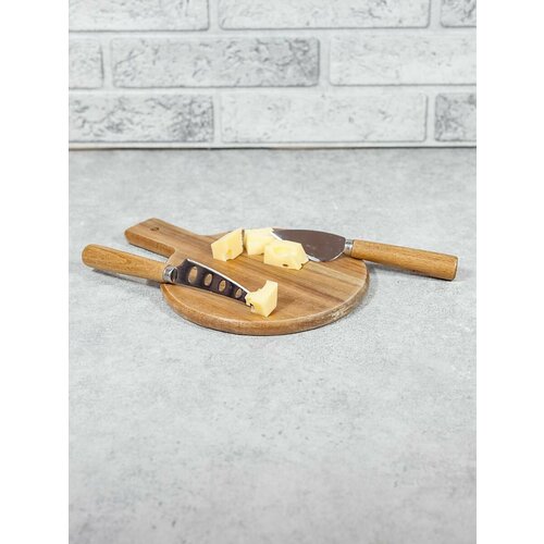 Набор доска для сыра 2015см лопатка вилка 1871₽