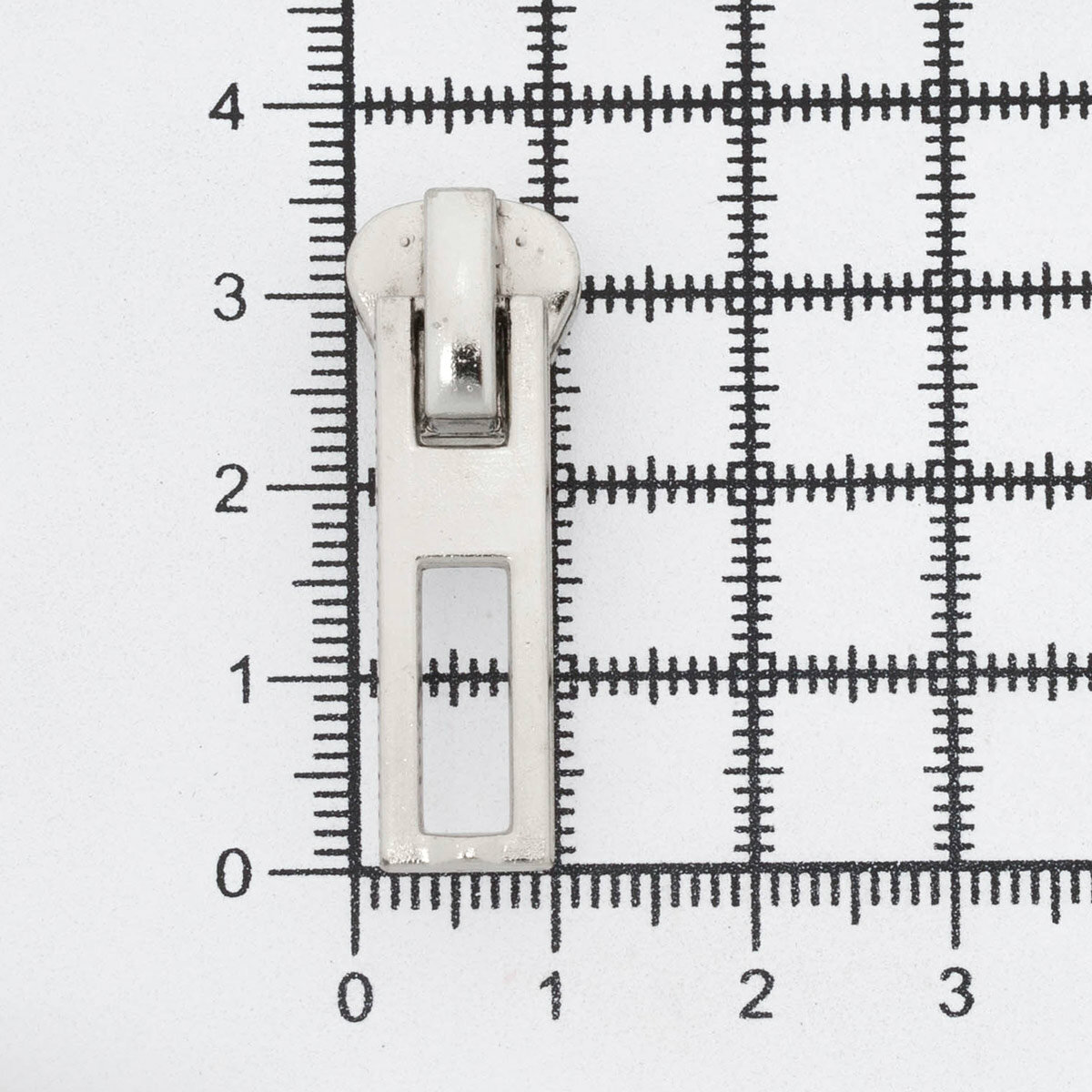 Бегунок для молнии 5 трактор, автомат, Айрис M-51791 (никель), 20 шт — фото 1