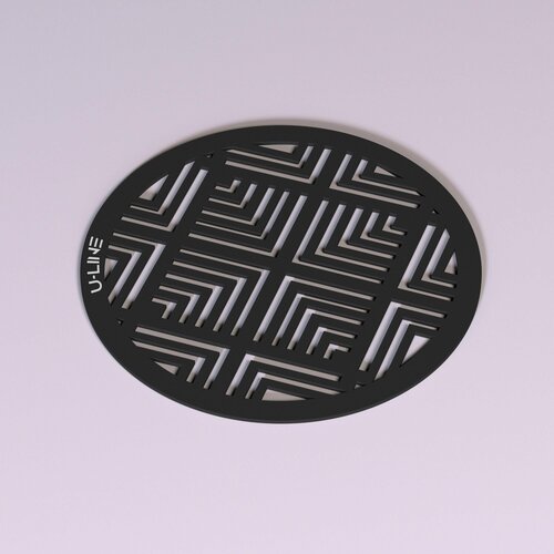 Магнитная вентиляционная решётка U-Line Armor Black D155 мм (внутренний 135мм)