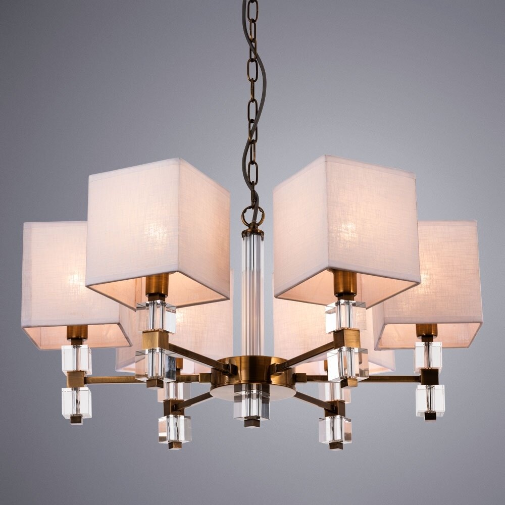 Подвесная люстра Arte Lamp North с поддержкой Маруся A5896LM-6PB-М - фото №6