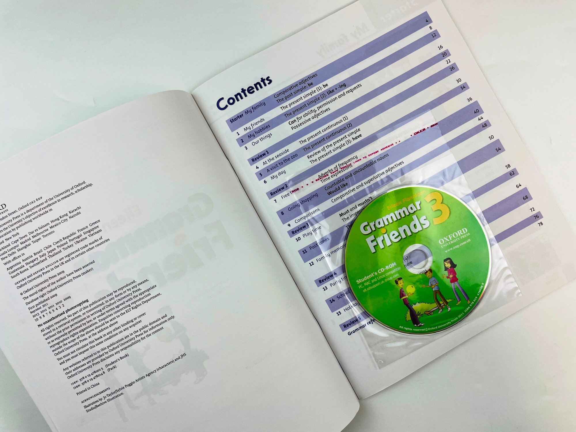 Grammar Friends 3 Учебник + CD - фото №3