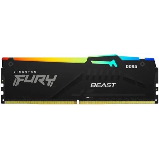 Оперативная память Kingston DDR5 16Gb 6000MHz pc-48000 FURY Beast RGB EXPO CL36, 1.35V (KF560C36BBEA-16)