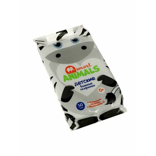 Smart animals детские салфетки 309₽