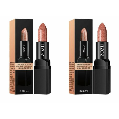 ZOZU Отшелушивающий скраб для губ С коричневым сахаром 44 г 2 шт 504₽