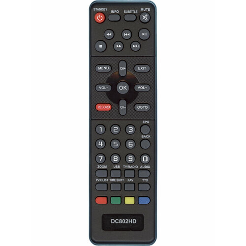 Пульт D-Color DVB-T2 DC802HD HOB1494