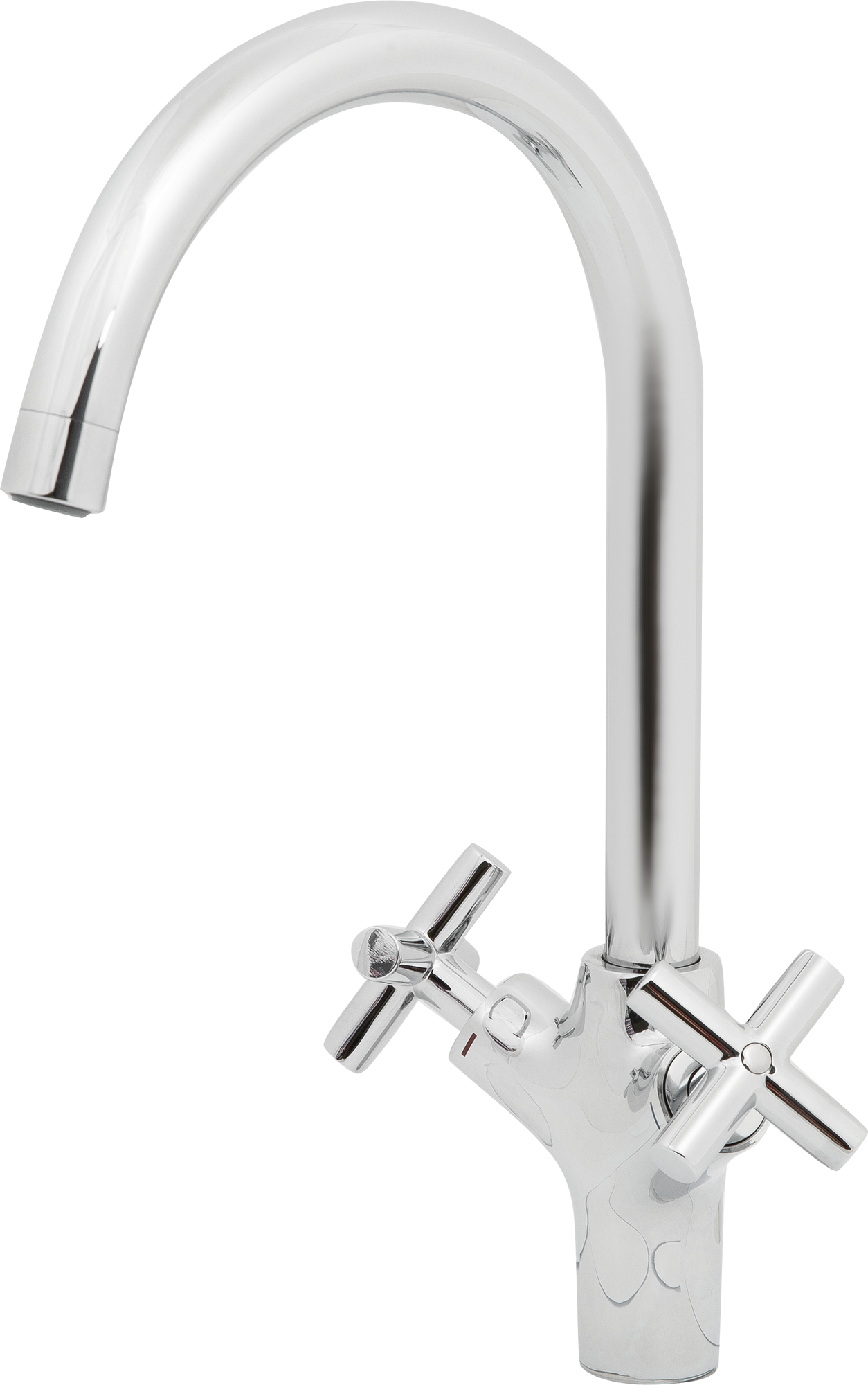 фото Смеситель для кухни Delinia Nosu 35.3 см цвет хром