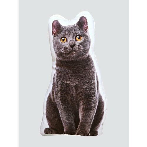 Подушка декоративная игрушка Британская короткошёрстная 47х27