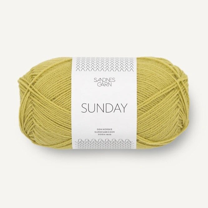 Пряжа для вязания Sandnes Garn Sunday Petiteknit (9825 Sunny Lime)