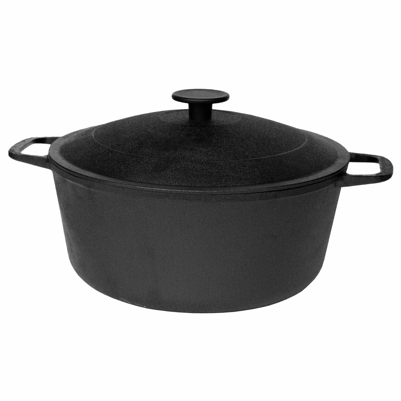 фото Казан-Кастрюля Чугунная 5л 260 h115 с Крышкой Чугунной Гардарика 1405-3