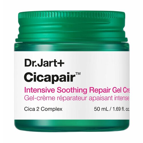 крем для лица dr jart ультра легкий успокаивающий гель крем антистресс cicapair calming gel cream Успокаивающий восстанавливающий крем-гель для лица интенсивного действия Dr.Jart Cicapair Intensive Soothing Repair Gel Cream