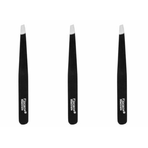 Florans Пинцет для бровей Скошенный 75 см 3 шт 828₽