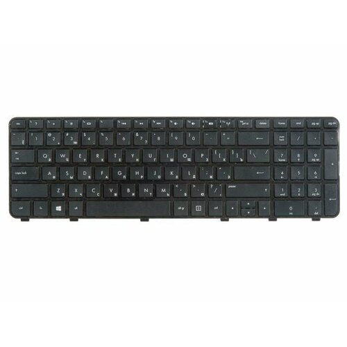 Клавиатура ZeepDeep для HP для Pavilion dv6-6000 (634139-251) Black, black frame, гор. Enter клавиатура для ноутбука hp pavilion dv6 6000 dv6 6100 dv6 6b00 dv6 6c00 black гор enter