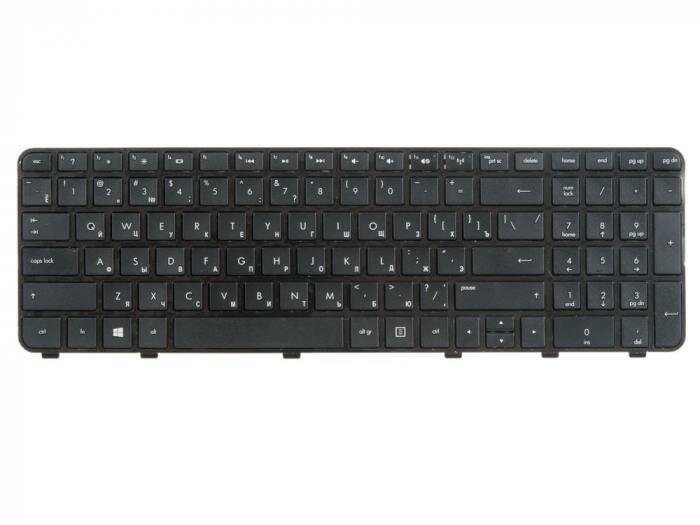 Клавиатура для HP для Pavilion dv6-6000 (634139-251) Black black frame гор. Enter