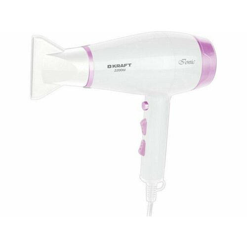 Фен Kraft KF-HD225DSI белыйрозовый 209900₽