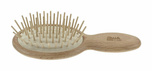 Расческа | Janeke Wooden oval shaped Hair Brush, small size |