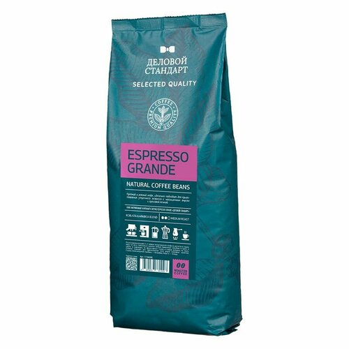 Кофе Деловой Стандарт Espresso Grande в зернах нат. жар, 1кг