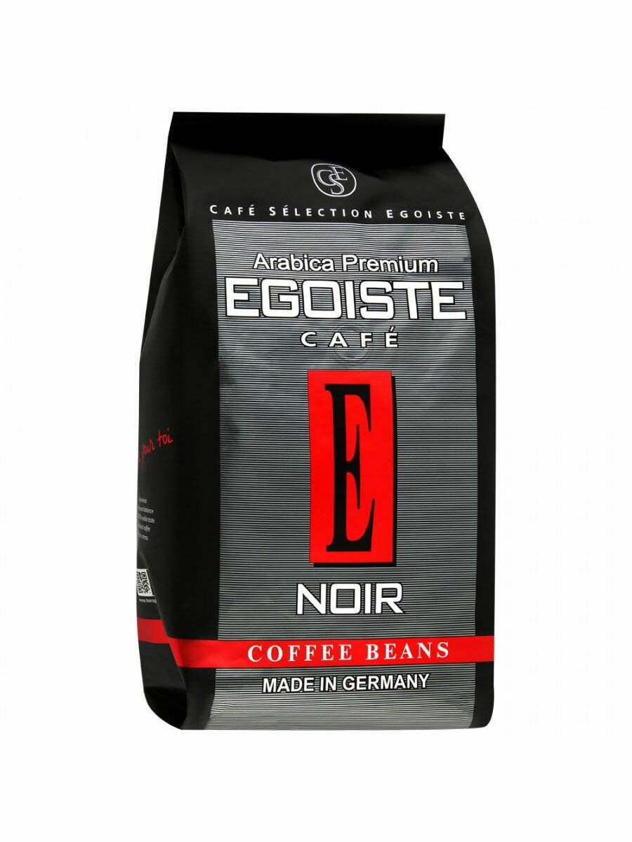 Кофе в зернах Egoiste Noir, 1000 грамм, 100% арабика, средняя обжарка.