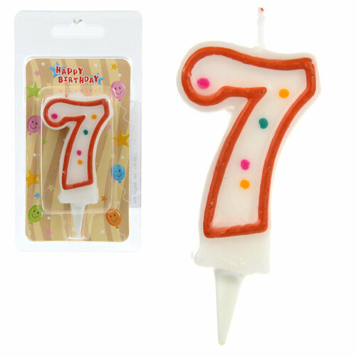 Свеча для торта цифра 7 Veld Co 189₽