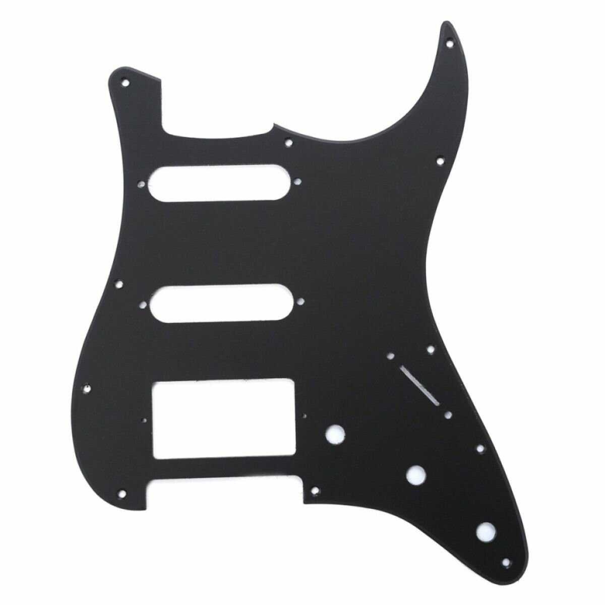фото Панель (pickguard) Musiclily для стратокастера серий Modern Style, H-S-S, трехслойная, белая (MX0315)