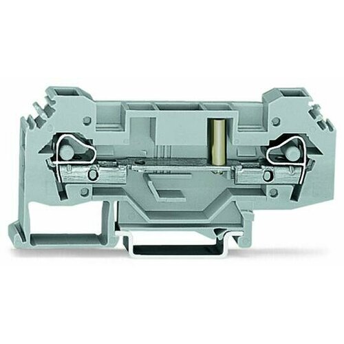 клемма wago 3 пров с размыкателем серая 282 870 Клемма проходная 6мм2 серая | код. 282-133 | WAGO ( 1шт. )