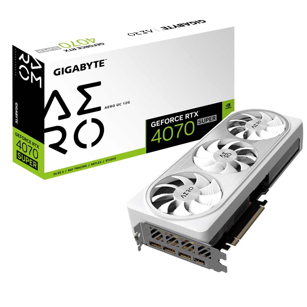 GeForce RTX 4070 Super Gigabyte 12Gb (GV-N407SAERO OC-12GD)