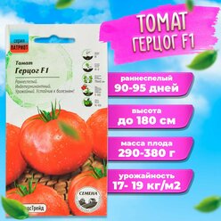 Томат Герцог F1 0,05 г серия патриот для выращивания, семена томатов для посадки