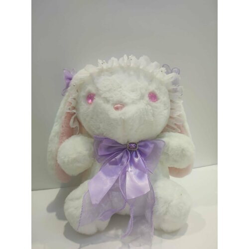 Мягкая игрушка Зайка с бантиком 35 см 950₽