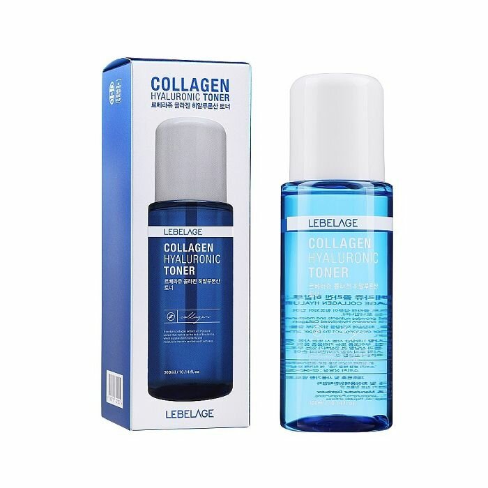 Тонер для лица увлажняющий с гиалуроновой кислотой и коллагеном LEBELAGE COLLAGEN HYALURONIC TONER