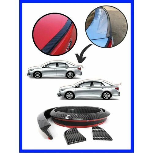 Молдинг универсальный карбон лип-спойлер 950₽