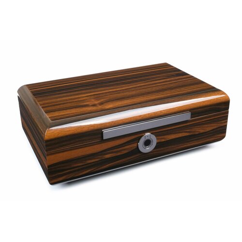 Шкатулка Lubinski на 60 сигар с электронным замком, Эбеновое дерево