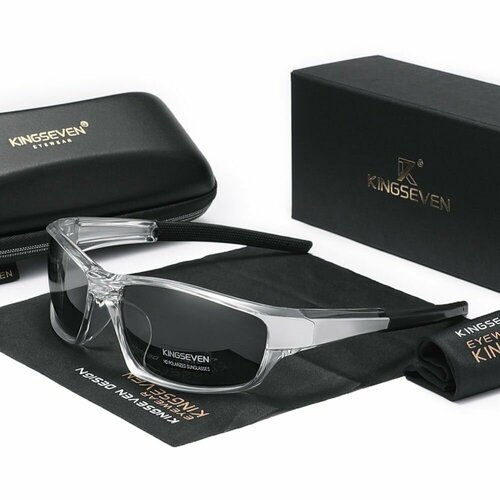 Солнцезащитные очки KINGSEVEN черныйсерый 4515₽