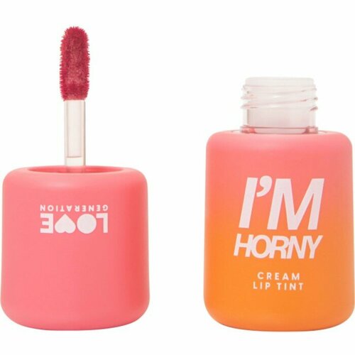 Тинт для губ Love Generation I'm Horny, стойкий, кремовый, тон 02 бежево-розовый, 3 мл (комплект из 3 шт)