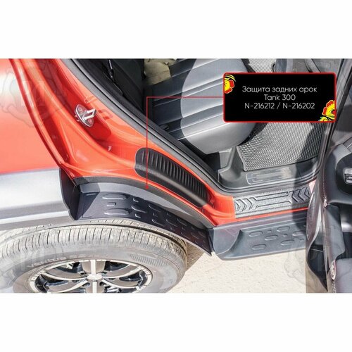 Защита задних арок для Tank 300 2021-2024 1603₽