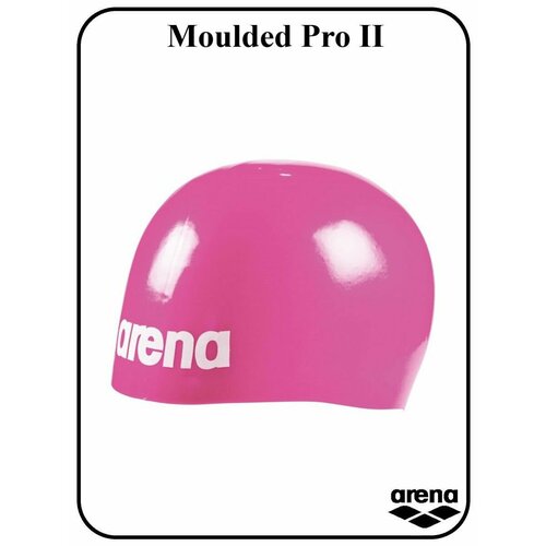 Шапочка для плавания Moulded Pro II шапочка для плавания arena moulded pro ii розовый 001451 901