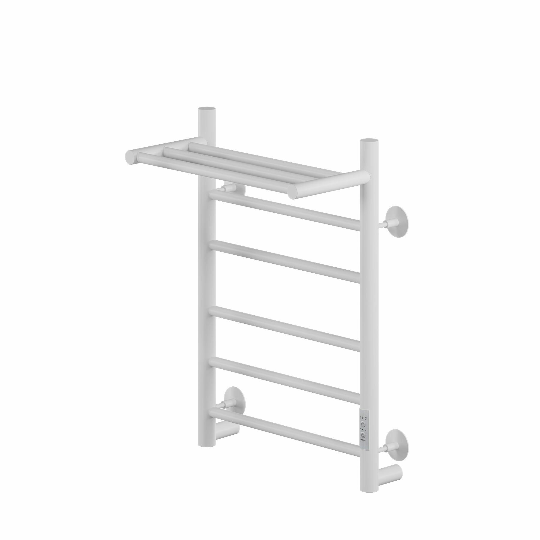 фото Полотенцесушитель Электрич. кабельный Ника WAY-2 60/40 с полкой RAL9016 белый матовый U