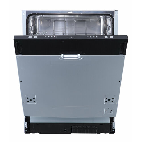 Встраиваемая посудомоечная машина Weissgauff BDW 6026 3 года гарантии 12 комплектов посуды половинная загрузка 6 программ быстрый режим универсальная программа экономичная программа таймер дозагрузка посуды электронное управление 2677000₽