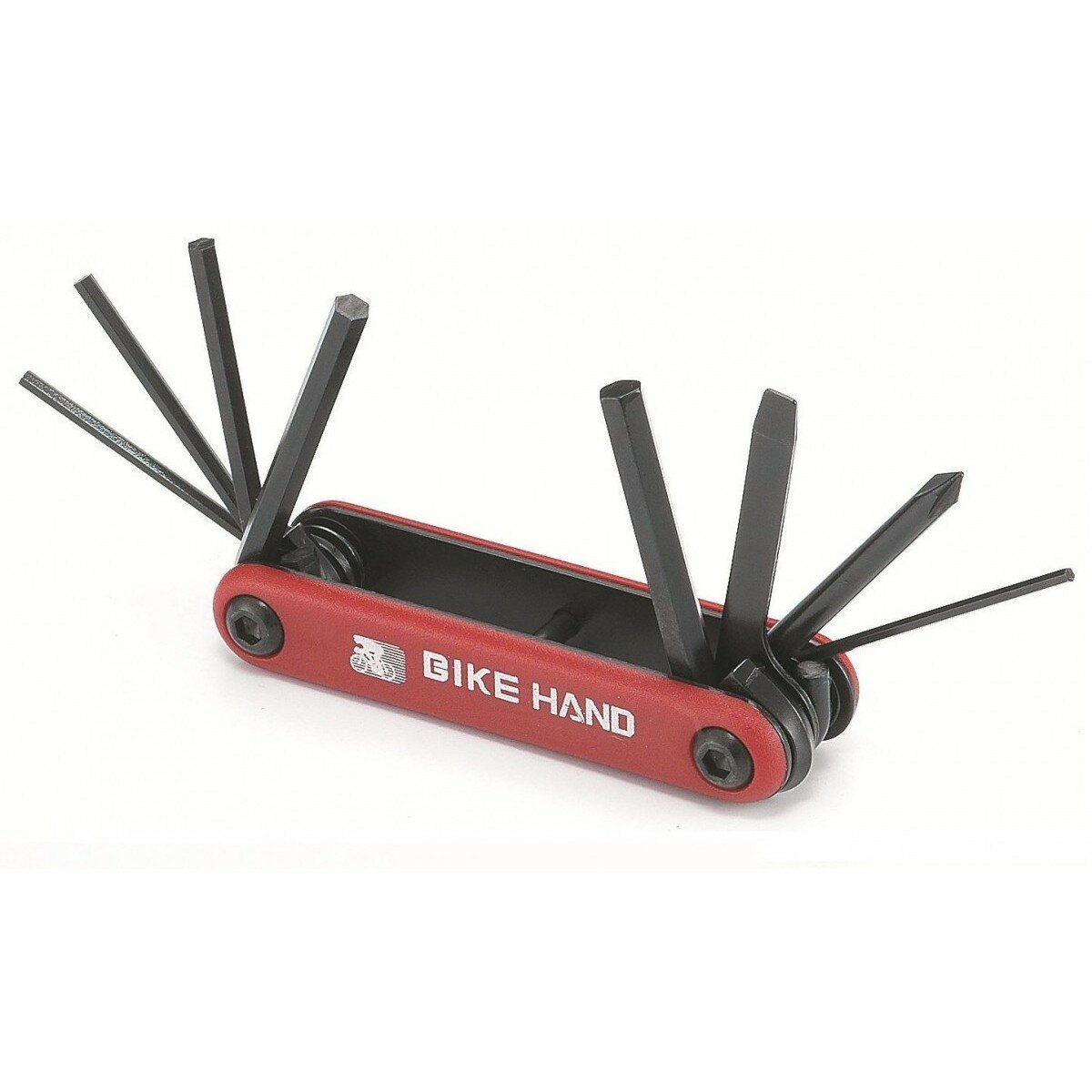Набор шестигранников для велосипеда BIKE HAND YC-270 8 предметов красно-черный