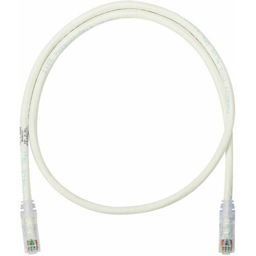 Патч-корд Panduit NK6PC3MY RJ-45 вил.-вилка RJ-45 кат.5E 3м белый