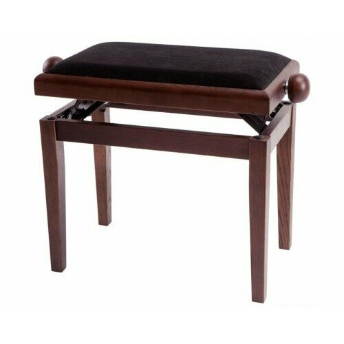 GEWA Deluxe Walnut Matt Black Cover банкетка фортепианная банкетка для пианино gewa piano bench deluxe walnut matt