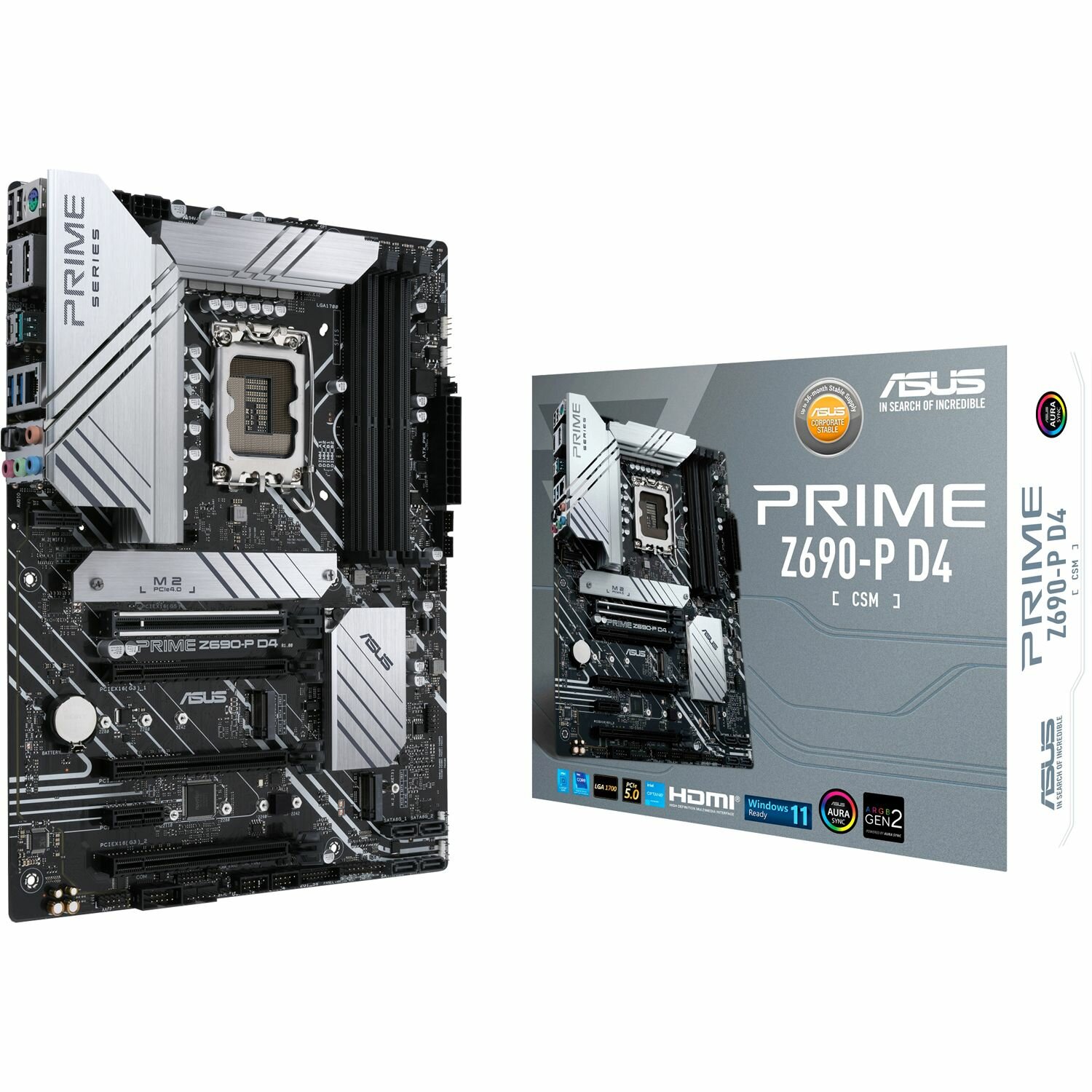 Материнская плата ASUS PRIME Z690-P D4-CSM (90MB18P0-M0EAYC)