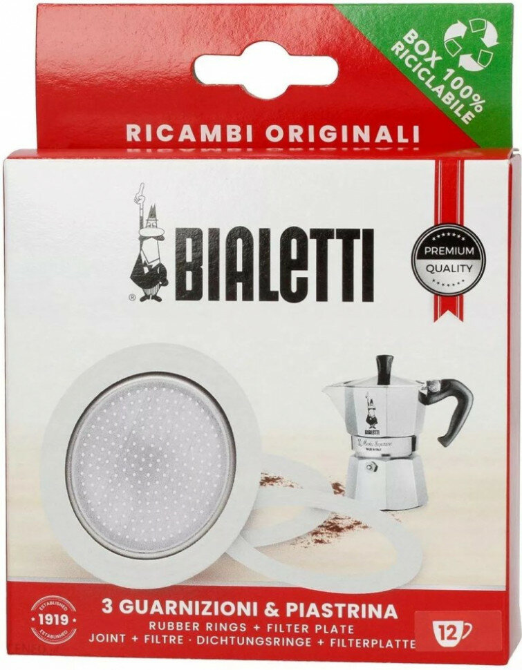 Ремкомплект Bialetti 12 порций для алюминиевых Moka Express (0800006)