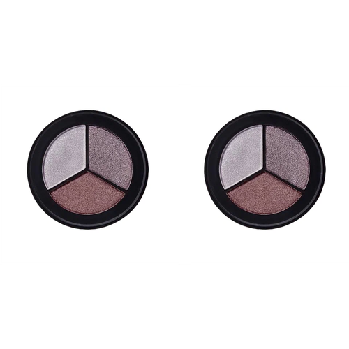 Тени NiceView MIRACLE перламутр , трехцветные 0615-02, 2 шт